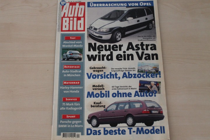 Deckblatt Auto Bild (24/1996)